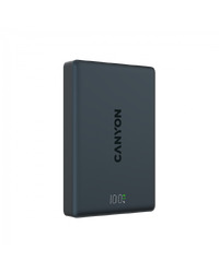 CANYON magnetic power bank OnPower 511 PD20W 10000mAh Aluminium Interstellar Crni