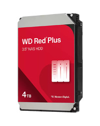 HDD NAS WD Red Plus (3.5'', 4TB, 512MB, 5400 RPM, SATA 6 Gb/s)