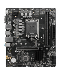 MSI PRO H610M-G LGA 1700 Intel H610 SATA 6Gb/s Micro ATX Motherboard 2x DDR5 PCI-E x16 slot M.2 Intel I219V1Gbps LAN EZ Debug LED