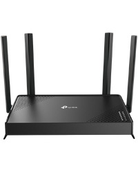 TP-Link Archer BE220 BE3600 Dual-Band Wi-Fi 7 Router, 688 Mbps at 2.4 GHz + 2882 Mbps at 5 GHz, 4x external Ant., 2.0 GHz Quad-Core CPU, 1x 1G WAN port + 4x1 G LAN ports, MLO, 4096-QAM, OFDMA, HE160 on 5GHz, Tether App, WPA3, Access Point Mode, IPv6