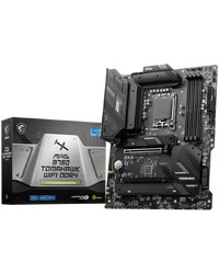 MSI MAG B760 Tomahawk WiFi Gaming Motherboard (Supports 12th/13th/14th Gen Intel Processors, LGA 1700, DDR5, PCIe 5.0, M.2, 2.5Gbps LAN, USB 3.2 Gen2, HDMI/DP, Wi-Fi 6E, Bluetooth 5.3, ATX)