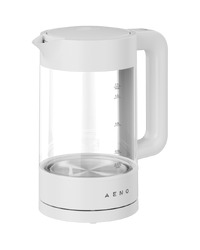 AENO EK5 Electric Kettle, 1.7L, Temp Control 40-100°C, Strix, White