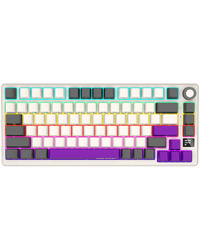 LORGAR KBP7075W, Wireless 75% Mechanical Gaming Keyboard Pro, Beige, EN layout