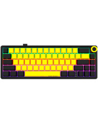 LORGAR Gaming Keyboard KBP70MW Pro Wireless 65% Yellow EN