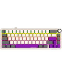 LORGAR KBP70MW, Wireless 65% Mechanical Gaming Keyboard Pro, Beige, EN layout