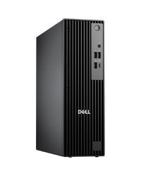 Dell Pro Slim QCS1250, 180W, Intel Core Ultra 5 235 (13 TOPS NPU, 14Cores up to 5.0GHz), 1x16GB 5600MT/s DDR5, 512GB SSD, Integrated Graphics, Wi-Fi + BT, Mouse/Kyb, Ubuntu, 3Y PS NBD