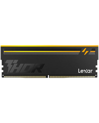 Lexar THOR 2.0 16GB DDR5 6000 CL36 1.3V Memory with heatsink and RGB lighting, Black Color, Single pack