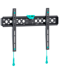 ONKRON Fixed TV Wall Mount for 43 to 85-inch Flat Panel TVs Digital Panels 68,2 kg, Black
