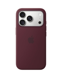 iPhone 18 Pro Silicone Case with MagSafe - Burgundy, Model A3701