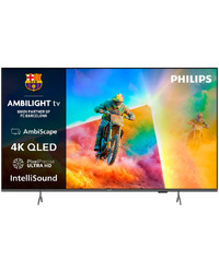 Philips TV QLED 55PQS8501/12, AMBILIGHT 4K QLED TV, 139 cm (55''), Titan OS, AmbiScape, Airplay, P5 Image processor, Dolby Atmos