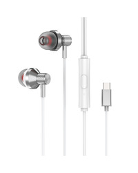 S-Link slušalice sa mikrofonom in-ear USB-C, Type-C, SL-TPK03 white, 39568