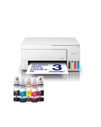 Printer EPSON EcoTank L3356 print/scan/copy Rez.5.760 x1.440 dpi. 33str/min Monokrom.15str/min Colour. USB, LAN.WiFi. Boja bijela. tinte br.103