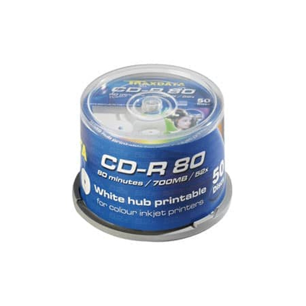 CD-R TRAXDATA, 700 MB, 52X, CAKE 50 kom PRINTABLE WHITE | PC Prime
