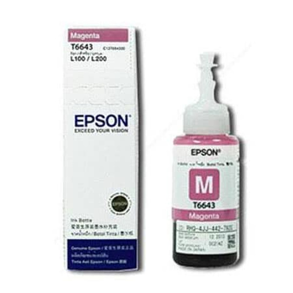 Tinta Epson T6643 MAGENTA 70ml C13T66434A | PC Prime