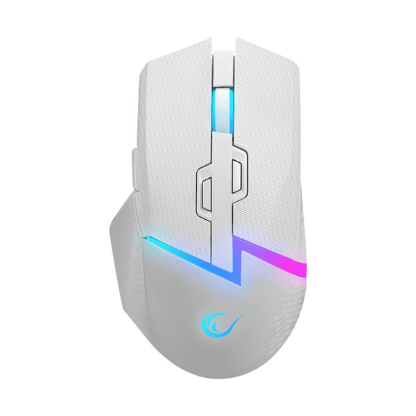 Miš gaming RAMPAGE DROP M3, white, RGB, wireless, 10000dpi, 37713 | PC ...