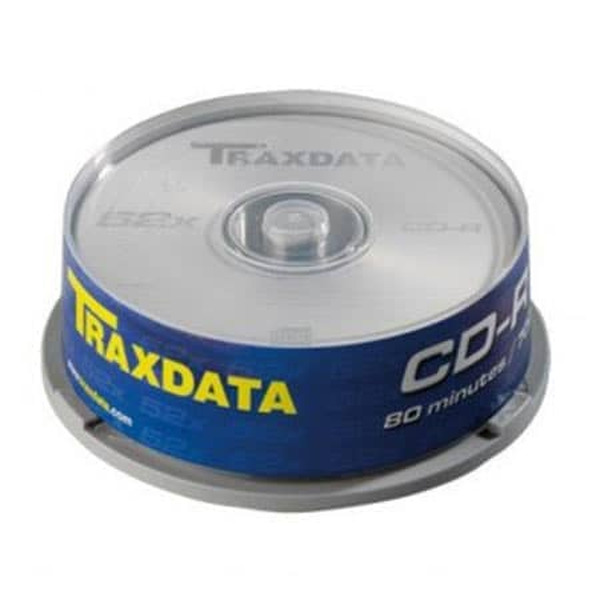 Traxdata Gold CD-R, TRAXDATA, 80 MIN, 52X, brand cake 25 kom | PC Prime